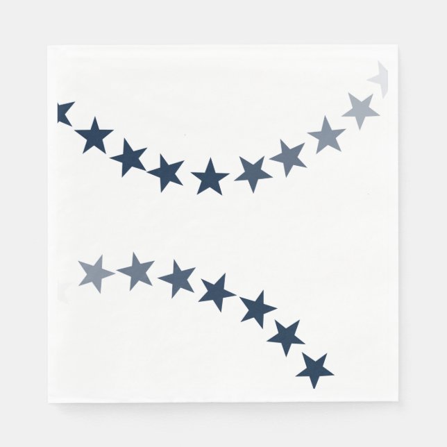 Guardanapo De Papel Blue Star 4 de julho Paper Napkins (Frente)
