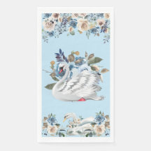 Guardanapo de papel Blue Swan