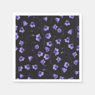 Guardanapo De Papel Bluebells à meia-noite, Harebeldes, Flores