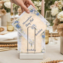 Blueberry Floral Storybook Berry 1st Birthday