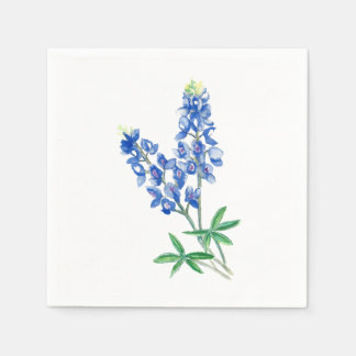 Guardanapo De Papel Bluebonnet de aquarela 3