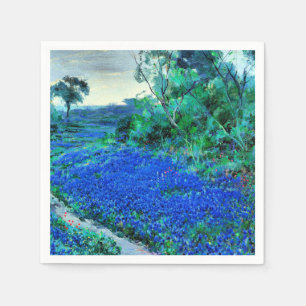 Guardanapo De Papel Bluebonnets na Misty Morning