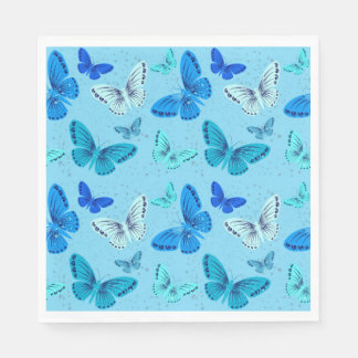 Guardanapo De Papel Blues borboletas