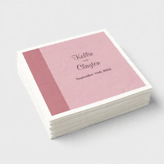 Guardanapo De Papel Blush Bar Ivory Wedding (Criador carregado)