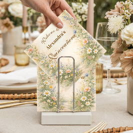 Guardanapo De Papel Blush Blue Meadow Quinceañera