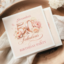 Blush Floral Elegante 50º Aniversário