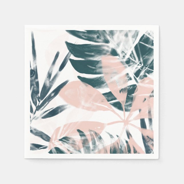 Guardanapo De Papel Blush tropical (Frente)