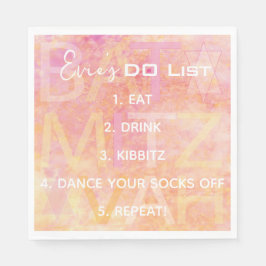 Guardanapo De Papel BM Bat Bar Mitzvah Simplesmente Sutil Napkins