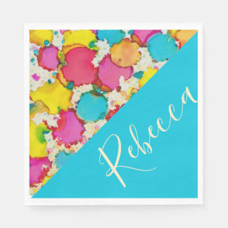 Guardanapo De Papel BM Bat ou Bar Mitzvah Napkins Confetti