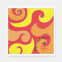 Guardanapo De Papel BM Bat ou o Bar Mitzvah Napkin