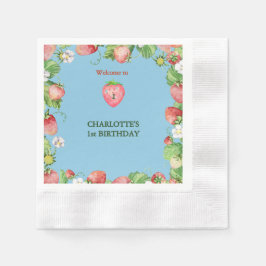 Guardanapo De Papel boas vindas ao 1º aniversário da Ave