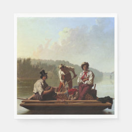 Guardanapo De Papel Boatmen no rio Missouri