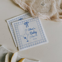 Bobo Azul Desenho Mão Chá Fita Fita Fita Menino
