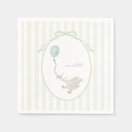 Guardanapo De Papel Bobo Verde Sage Goose Party Napkins