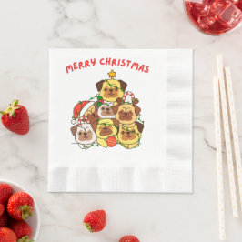 Guardanapo De Papel Bog Árvore de Natal Feliz Natal