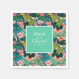 Guardanapo De Papel Bohemian Hibiscus Wedding