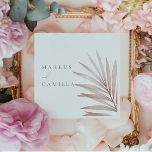 Guardanapo De Papel Bohemian Pampas Grass Wedding