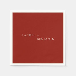 Guardanapo De Papel Bohemian Terracotta casamento Minimalista Moderna