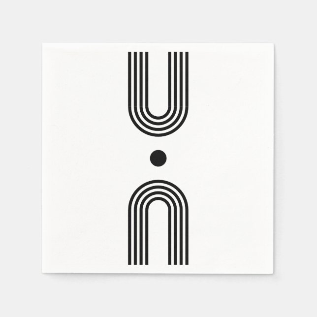 Guardanapo De Papel Boho celestial Sun (Frente)