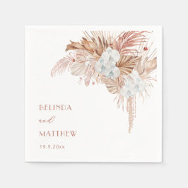 Guardanapo De Papel Boho Chic Botânico | Casamento