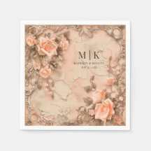 Boho Cowgirl Western Florals Casando Napkins
