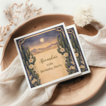 Boho Desert Cactus Birthday