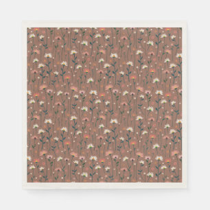 Guardanapo De Papel Boho Floral Queda Aquecimento