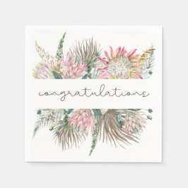 Guardanapo De Papel Boho Flower Cocktail Napkins