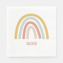 Guardanapo De Papel Boho Kids Rainbow