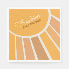 Guardanapo De Papel Boho Little ray of Sunshine Baby Shower