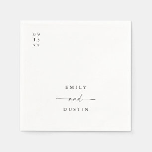 Guardanapo De Papel Boho Minimalista Wedktail Napkins