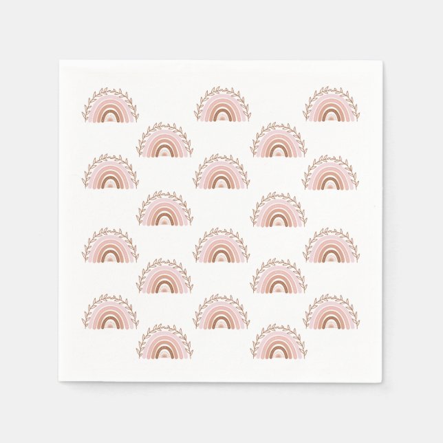 Guardanapo De Papel Boho Rainbow (Frente)