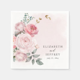 Guardanapo De Papel Boho Summer Primavera Blush Casamento Floral