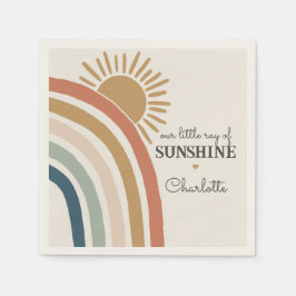 Guardanapo De Papel boho sunshine napkin para aniversário ou chá de fr