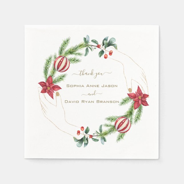 Guardanapo De Papel Boho Terracotta Arch Pampas Grass Casamento Floral (Frente)