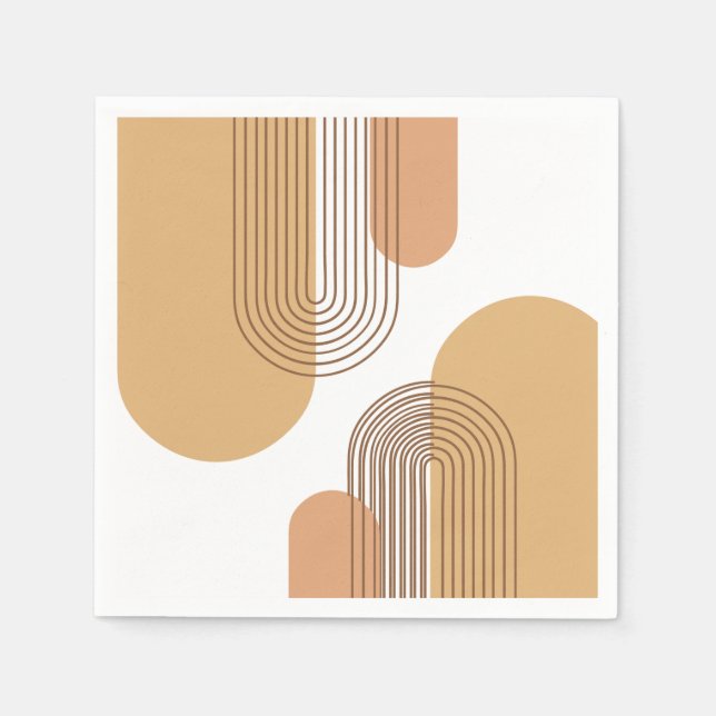 Guardanapo De Papel Boho Themed Party Napkins (Frente)