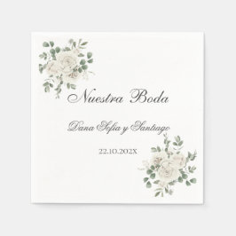 Guardanapo De Papel Boho Wedding Espanhol