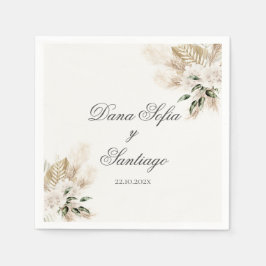 Guardanapo De Papel Boho Wedding Paper Napkin