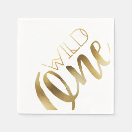 Guardanapo De Papel Boho Wild One | Primeira Festa de aniversário