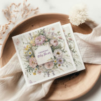 Boho Wildflower Butterflies Chá de fraldas