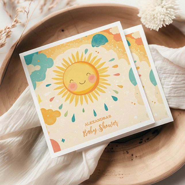 Guardanapo De Papel Boho Yellow Sunshine (Criador carregado)