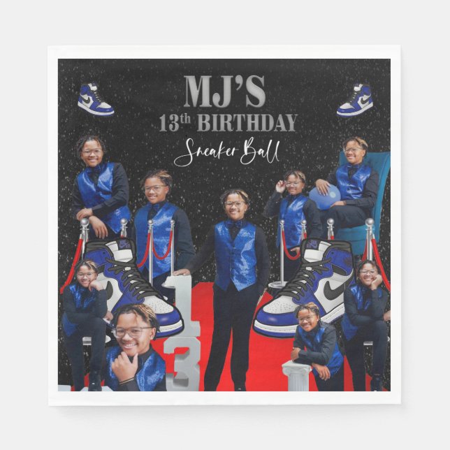 Guardanapo De Papel Bola de tênis do MJ (Frente)