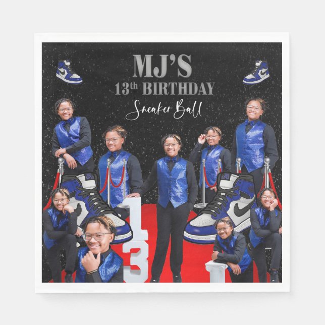 Guardanapo De Papel Bola de tênis do MJ (Frente)