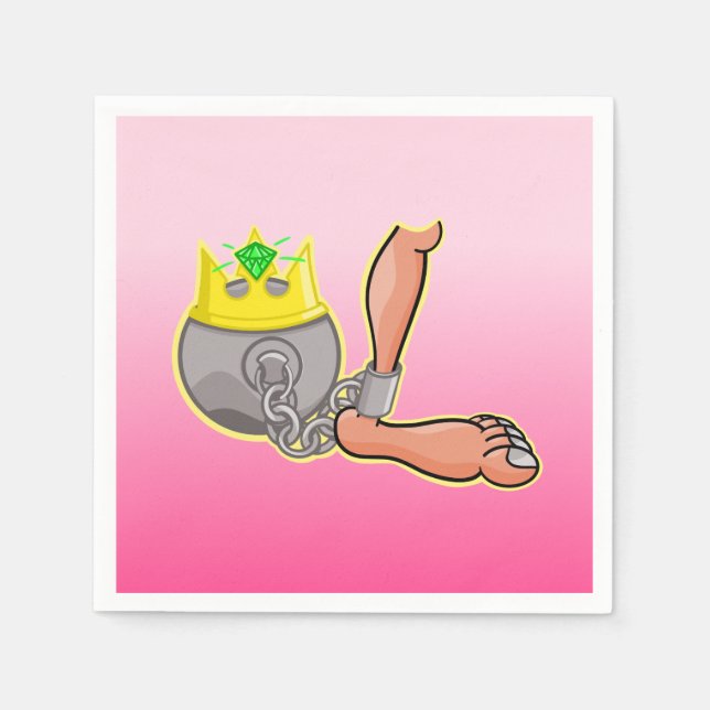 Guardanapo De Papel Bola e Corrente (Frente)