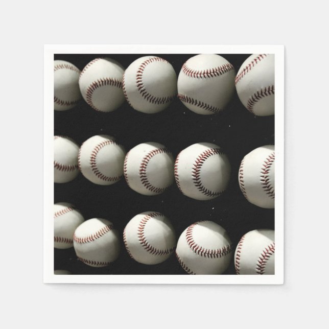 Guardanapo De Papel Bolas de beisebol (Frente)