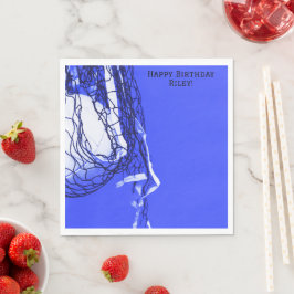 Guardanapo De Papel Bold Blue Birthday Net e Voleibol