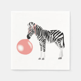Guardanapo De Papel Bolha de Bocha de Goma Zebra