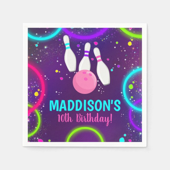 Guardanapo De Papel Boliche de papel Napkins Boliche brilhante (Frente)