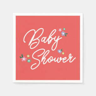 Guardanapo De Papel Bolinhas Vermelha Chá Ladybug Baby Girl