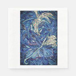 Guardanapo De Papel Bolo azul